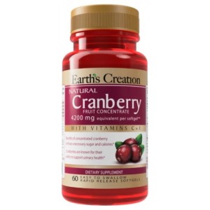 Cranberry 4200mg (Fruit Concentrate) - 60 софт гель Фото №1
